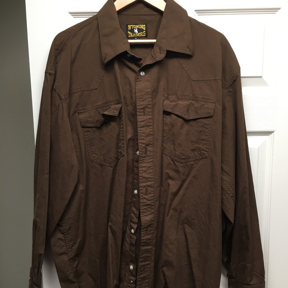 Wyoming Traders Long Sleeve Western Shirt XXL